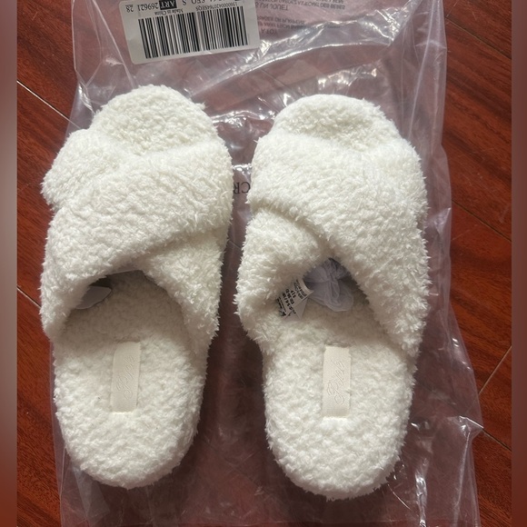 Pink CO-ZZZY FLEECE PLATFORM SLIPPER - Picture 2 of 5